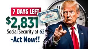 7 Days Left for Eligible Retirees to Get $2,831 Social Security Payments at 62