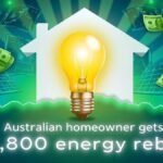 Australian homeowner gets $1,800 energy rebate