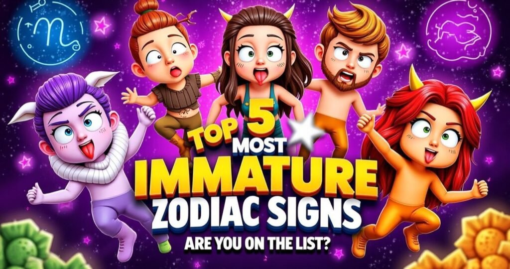 Top 5 Most Immature Zodiac Signs – Are You on the List